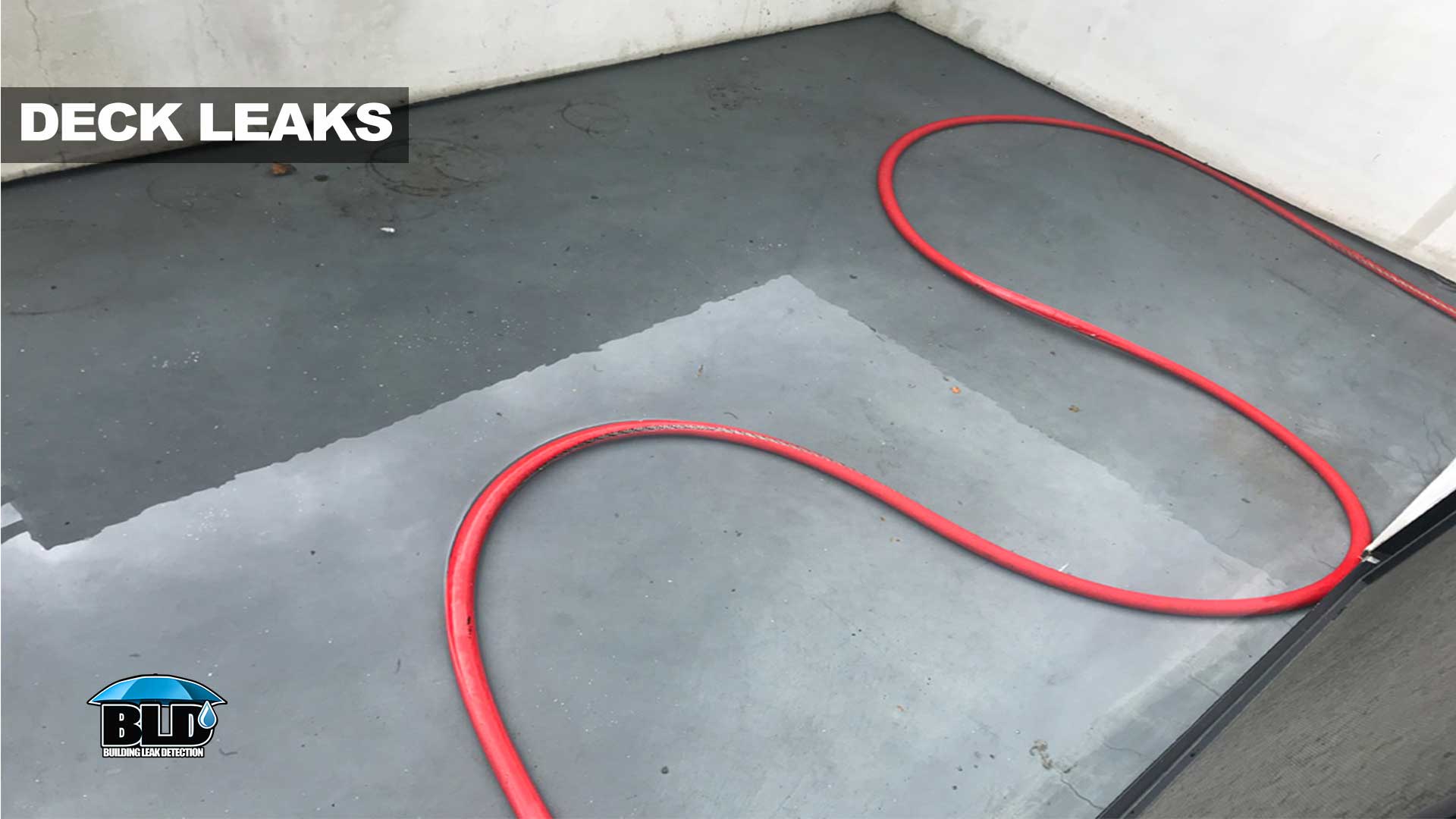 Deck leaks and rain leak detection in Los Angeles