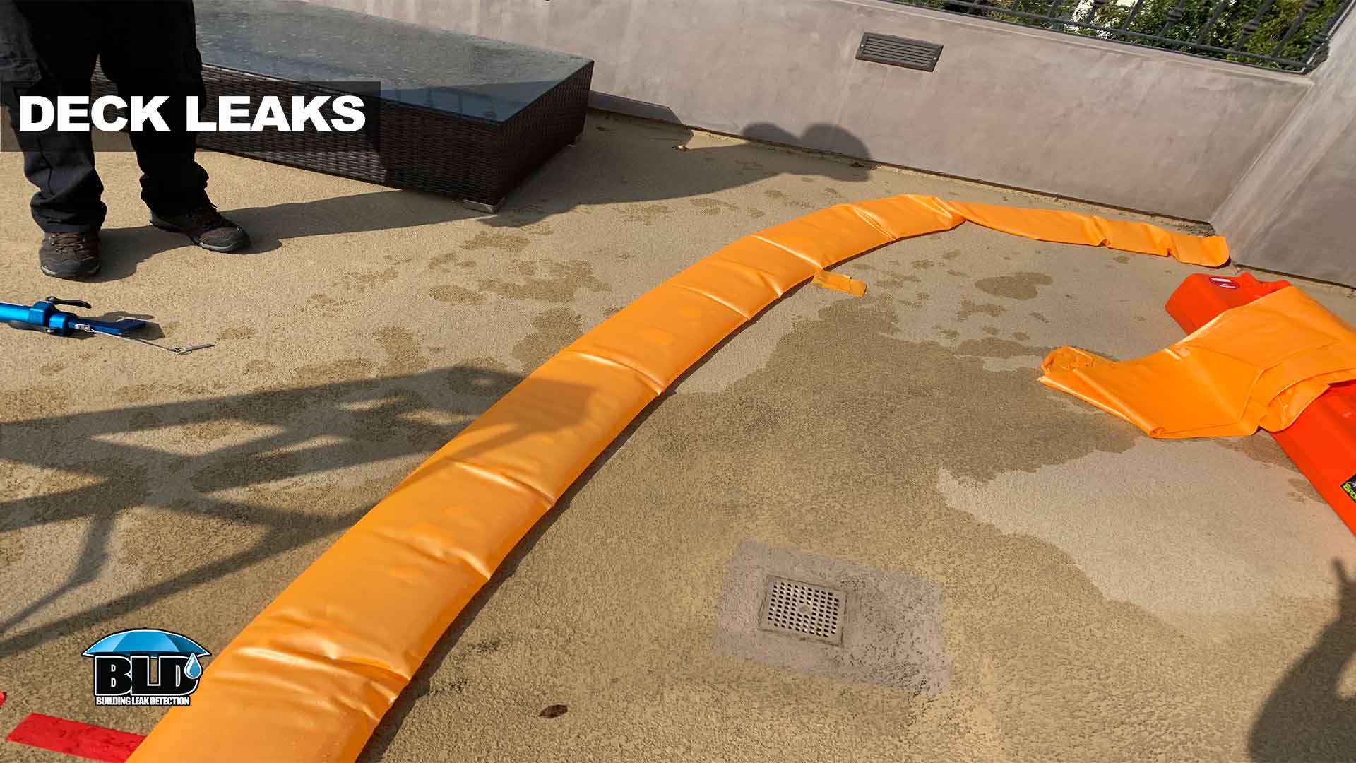 Deck leaks and rain leak detection in Los Angeles