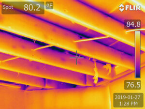 Thermography moisture intrusion testing in Los Angeles