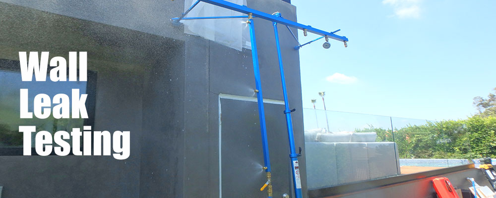 A calibrated spray rack system for masonry wall systems