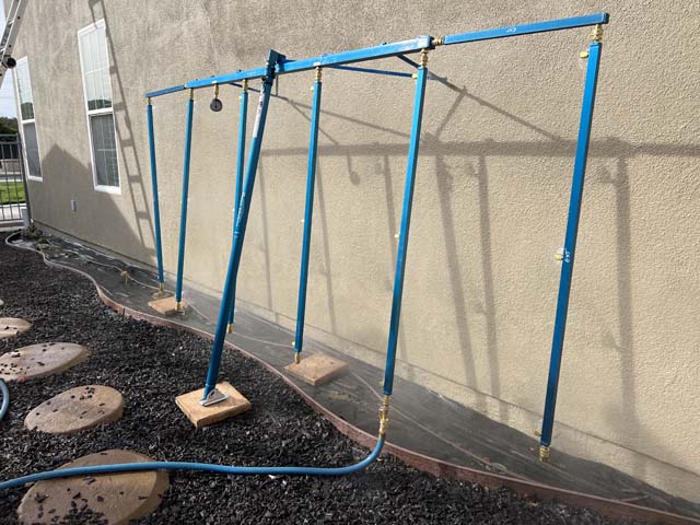 Santa Clartia stucco wall and Window Leaks1 window water intrusion testing in Los Angeles