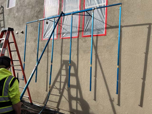 Santa Clartia stucco wall and Window Leaks2 stucco wall water intrusion testing in Los Angeles
