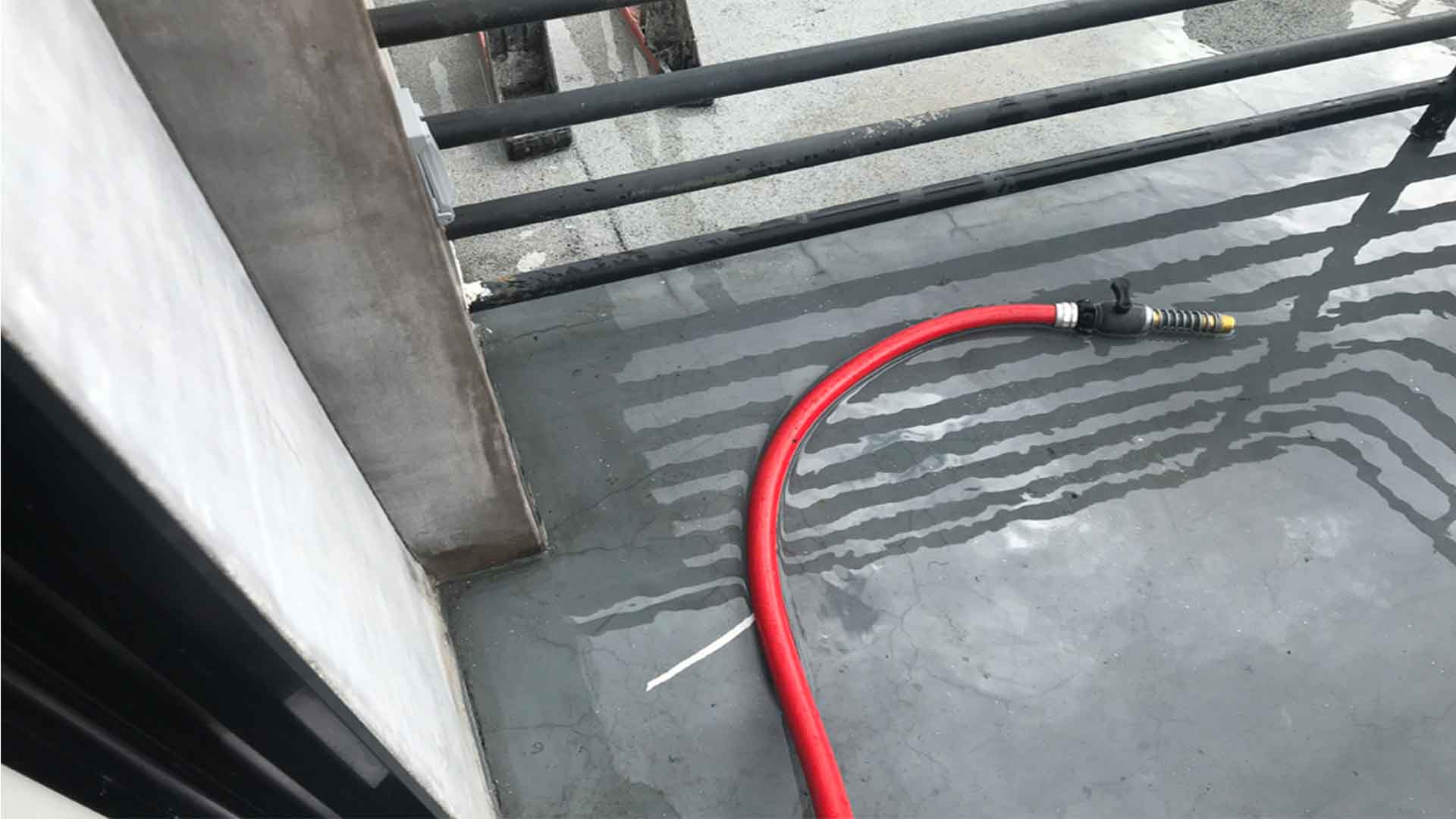 Decks or balconies that leak during heavy rainfall