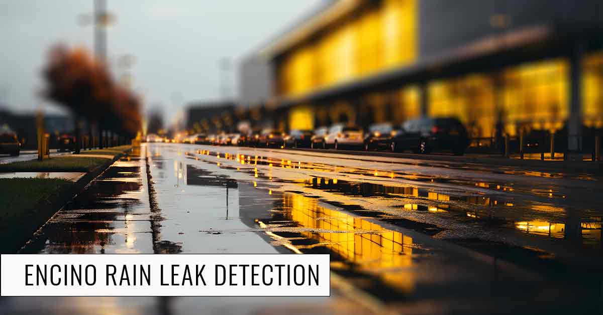 Expert Rain Leak Detection Services in Encino