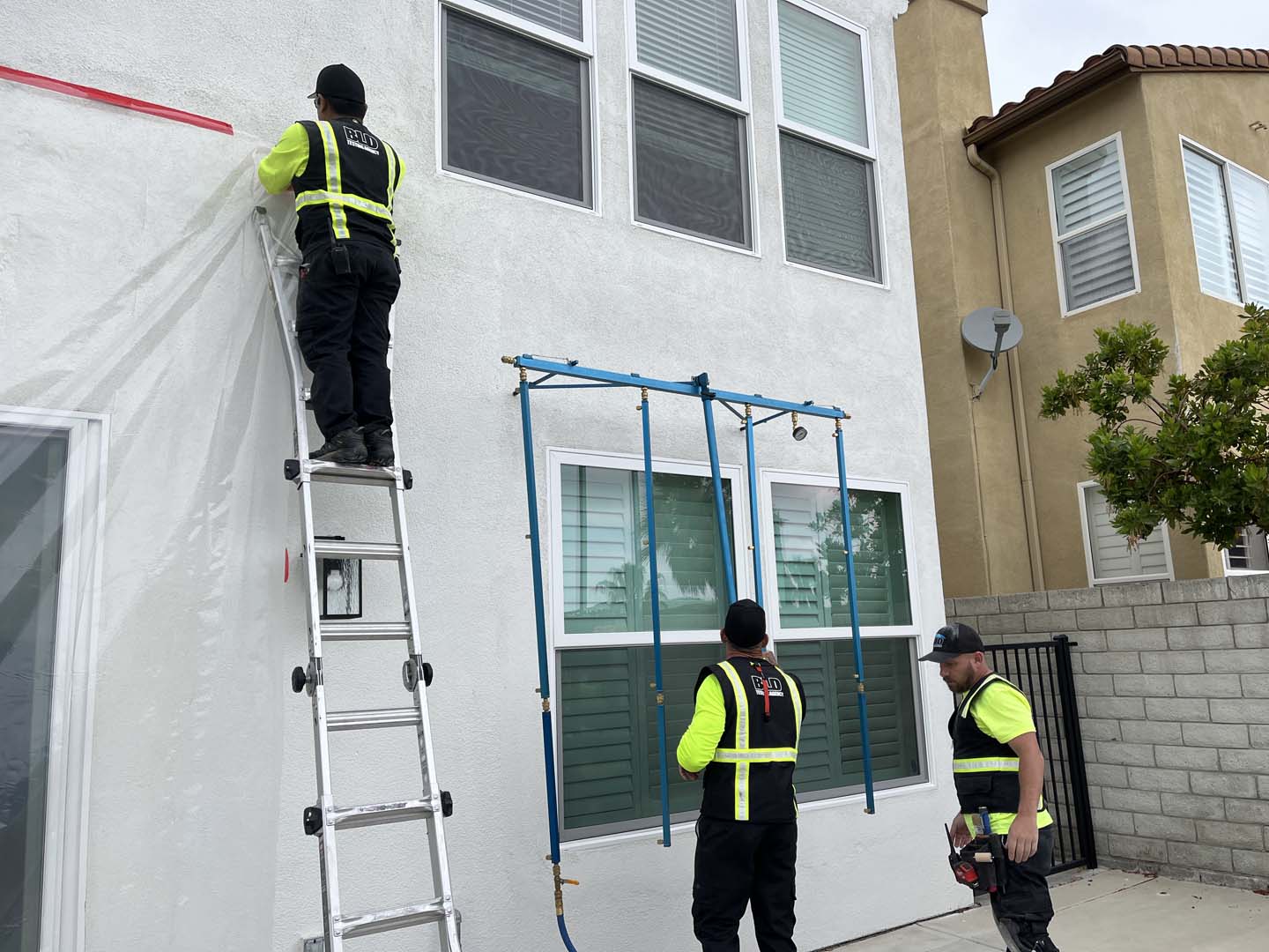 Stucco Rain Leak Testing Examples