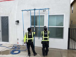 Stucco Rain Leak Testing Examples