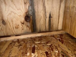 Exterior deck leak water intrusion testing in Los Angeles