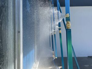 IMG_9323 Spray Rack for Testing | Applying the ASTM E1105