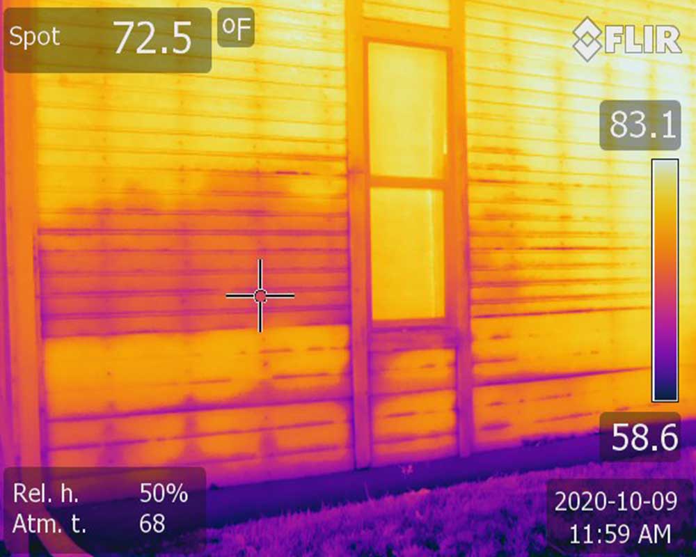 Infrared Thermography Used in Water Intrusion Testing in Los Angeles