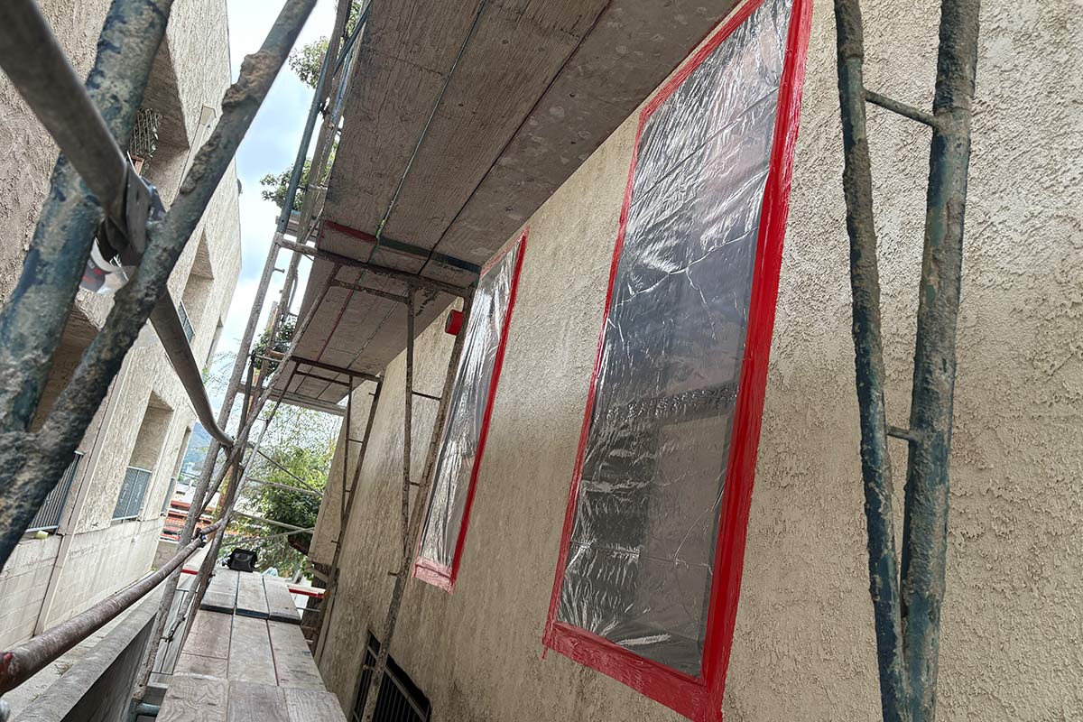 Arizona Stucco wall water intrusion test