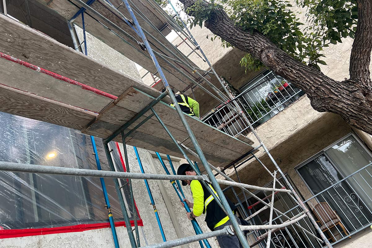 Arizona Stucco wall water intrusion test