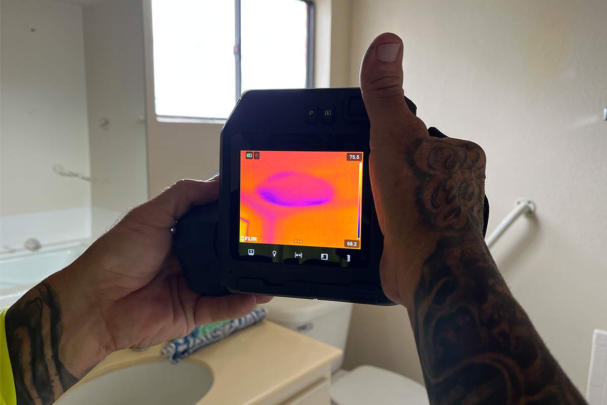 Arizona Stucco wall water intrusion test